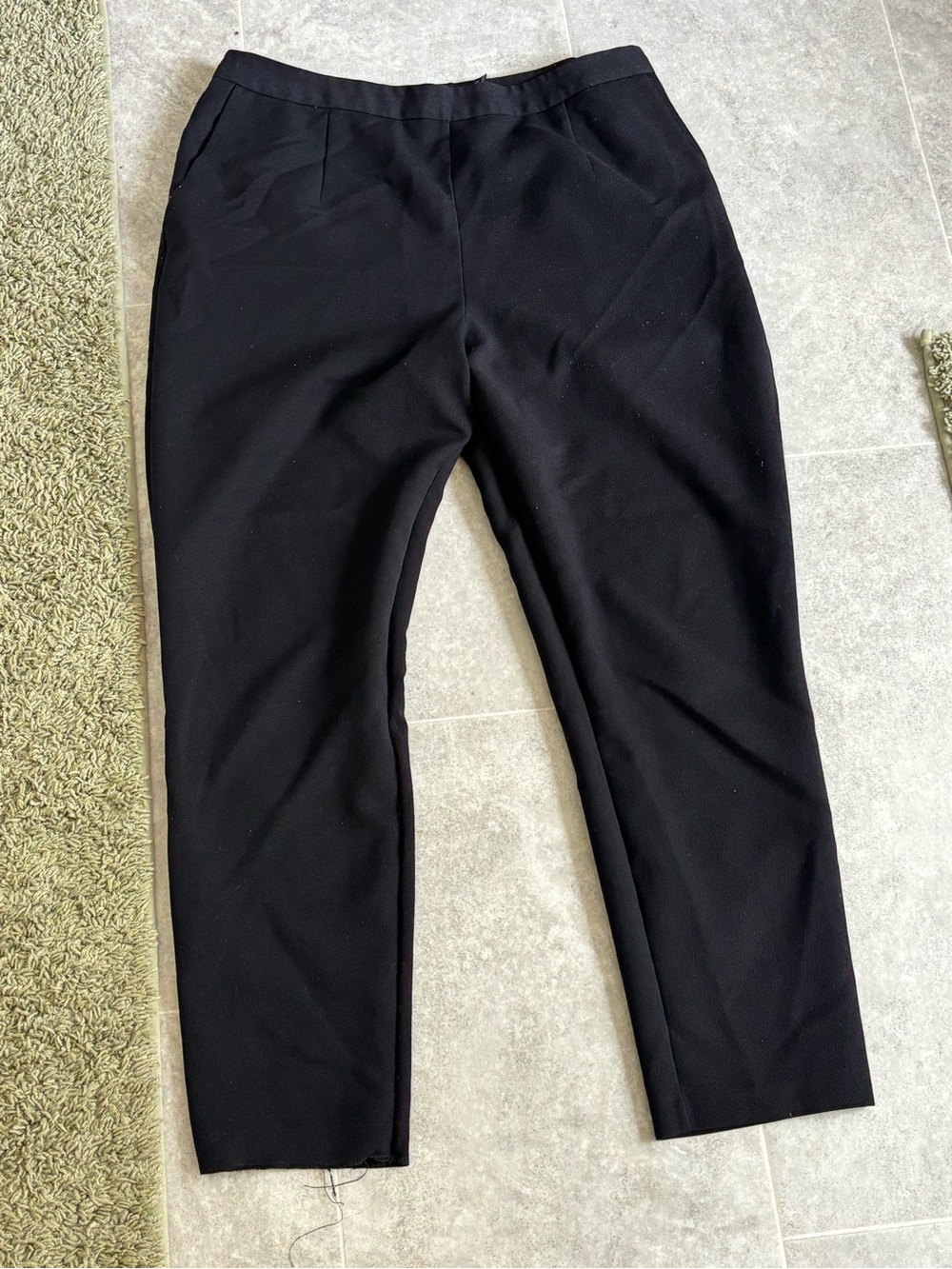 ASOS Black Dress Pants with Clean Waistband